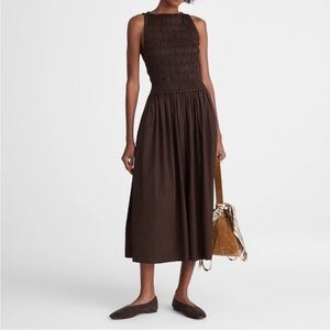 Madewell melody dress smocked midi